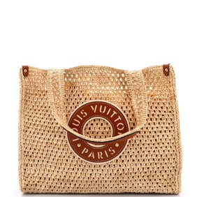 Louis Vuitton OnTheGo Tote Crochet Raffia