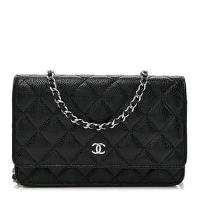Chanel Caviar Quilted Wallet on Chain