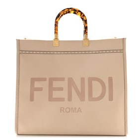Fendi Vitello King Plexiglass Logo Embossed