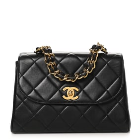 Chanel Lambskin Quilted Medium Single Flap