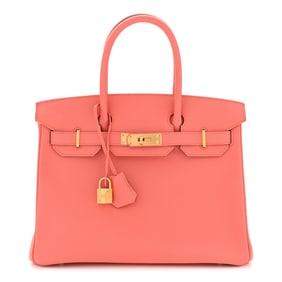 Hermes Epsom Birkin 30 Flamingo