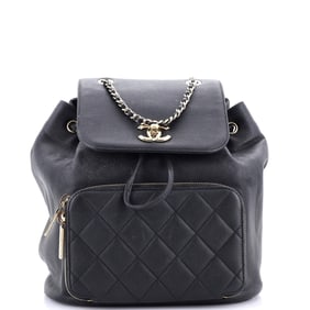 Chanel Business Affinity Backpack Caviar Small