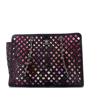 Chanel Shopping Tote Perforated Leather Large