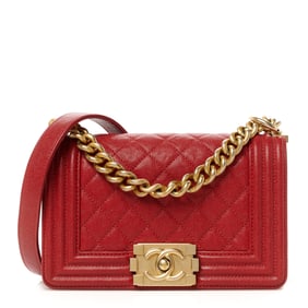 Chanel Caviar Quilted Small Boy Flap