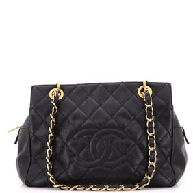 Chanel Petite Timeless Tote Quilted Caviar