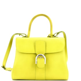 Delvaux Brillant Top Handle Bag Leather