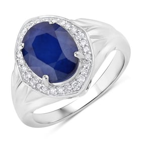 3.31 CT Genuine Blue Sapphire and