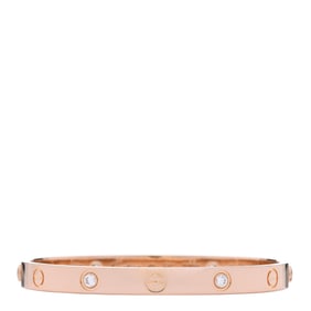 Cartier 18K Pink Gold 4 Diamond