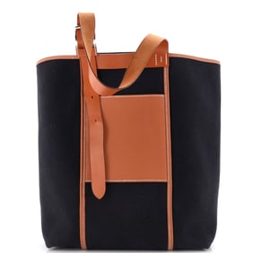 Hermes Etriviere Pocket Tote Toile and