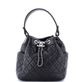 Chanel CC Chain Drawstring Bucket Bag