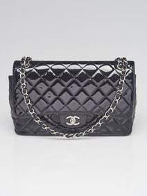 Chanel Black Quilted Lambskin Leather Classic
