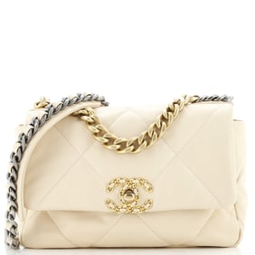 Chanel 19 Flap Bag Quilted Leather
