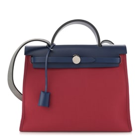 Hermes Military Toile Vache Hunter Herbag