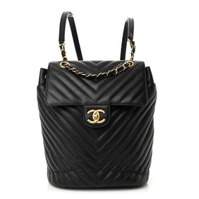 Chanel Calfskin Chevron Quilted Small Urban