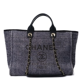 Chanel Lurex Boucle Medium Deauville Tote