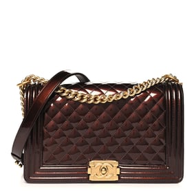 Chanel Patent Calfskin New Medium Boy