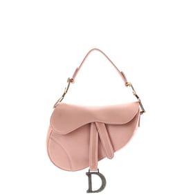 Christian Dior Saddle Handbag Satin with