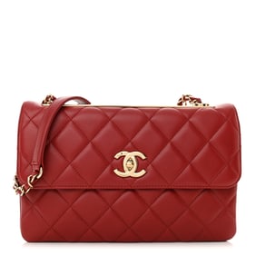 Chanel Lambskin Quilted Medium Trendy CC
