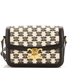 Celine Triomphe Shoulder Bag Triomphe Canvas
