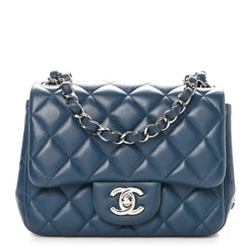 Chanel Lambskin Quilted Mini Square Flap