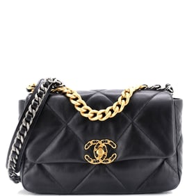 Chanel 19 Flap Bag Quilted Leather