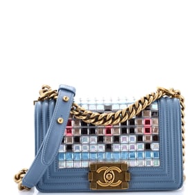 Chanel Mosaic Boy Flap Bag Embellished