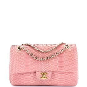 Chanel Classic Double Flap Bag Python