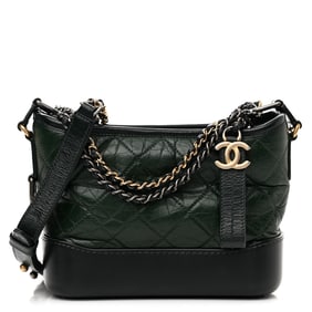Chanel Aged Calfskin Quilted Small Gabrielle