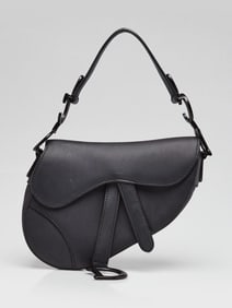 Christian Dior Black Ultramatte Leather Mini