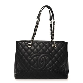 Chanel Caviar Quilted Grand Shopping Tote