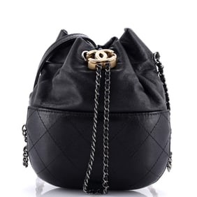 Chanel Gabrielle Drawstring Bag Quilted Calfskin