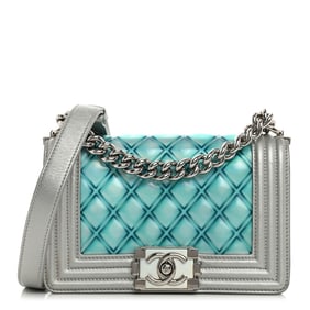 Chanel Iridescent Patent Calfskin PVC Quilted