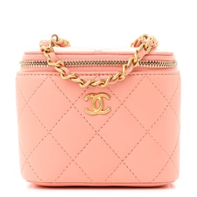 Chanel Lambskin Quilted Pearl Crush Mini