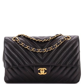 Chanel Classic Double Flap Bag Chevron
