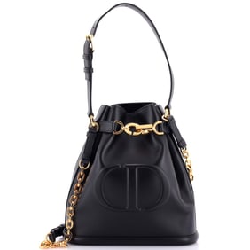 Christian Dior Cest Bucket Bag Leather