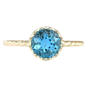 Topaz Ring 14K Yellow Gold