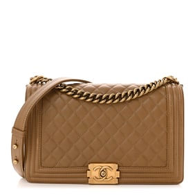 Chanel Lambskin Quilted New Medium Boy