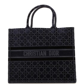 Christian Dior Book Tote Cannage Embroidered