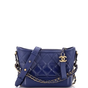 Chanel Gabrielle Hobo Quilted Goatskin and