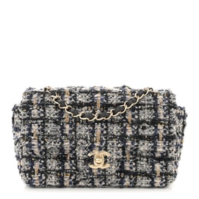 Chanel Glittered Tweed Quilted Mini Rectangular