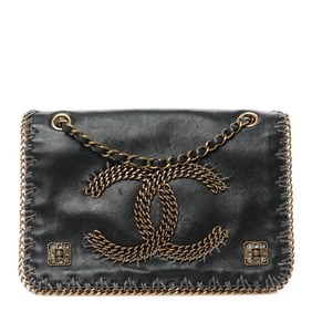 Chanel Calfskin Chain CC Byzance Flap