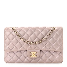 Chanel Iridescent Calfskin Quilted Medium Double