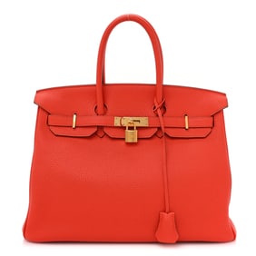 Hermes Togo Birkin 35 Capucine