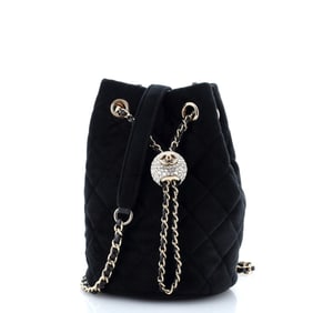 Chanel Pearl Crush Drawstring Bucket Bag