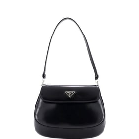 Prada Cleo Flap Shoulder Bag Spazzolato