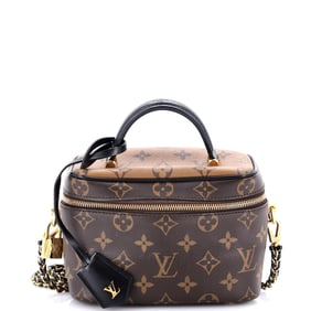 Louis Vuitton Vanity Handbag Reverse Monogram
