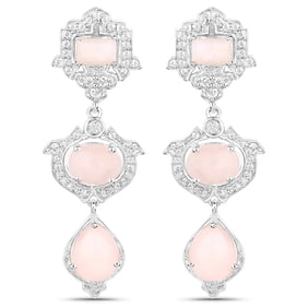 6.97 CT Genuine Pink Opal and