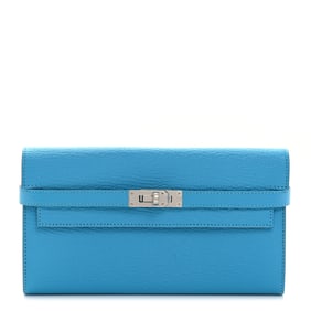 Hermes Chevre Mysore Kelly Longue Wallet