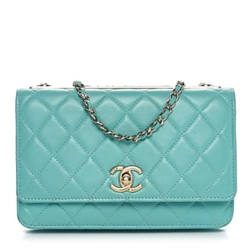 Chanel Lambskin Quilted Trendy CC Wallet