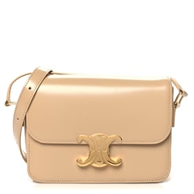 Celine Shiny Calfskin Teen Triomphe Nude